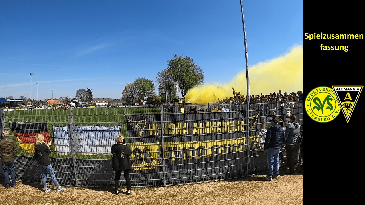 Aachen holt Big Points im Abstiegskampf | SV Straelen - Alemannia (16.04.2022, RLW 34. Spieltag)