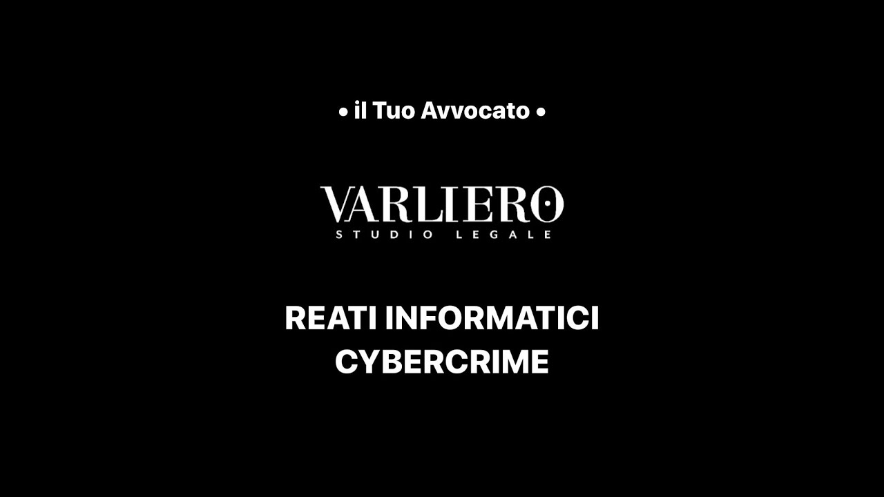 💻 REATI INFORMATICI • CYBERCRIME 📲