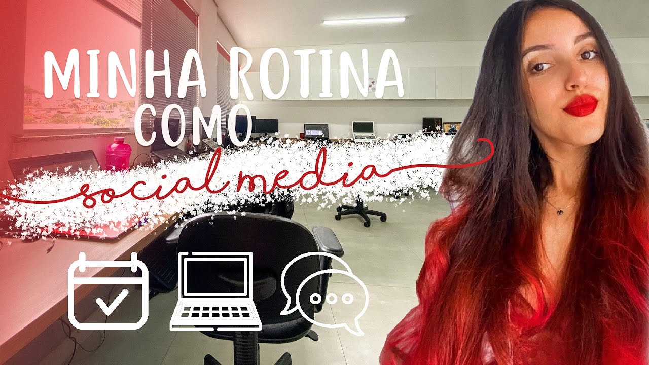 ROTINA DE SOCIAL MEDIA | UM DIA NO TRABALHO | VLOG 24