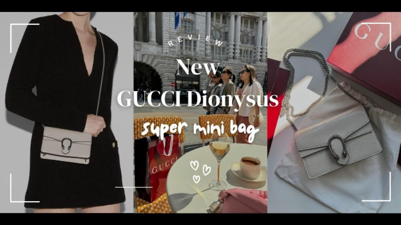 Unboxing review GUCCI Bag Review SUPER MINI DIONYSUS | May 2024 | See What fits @gucci