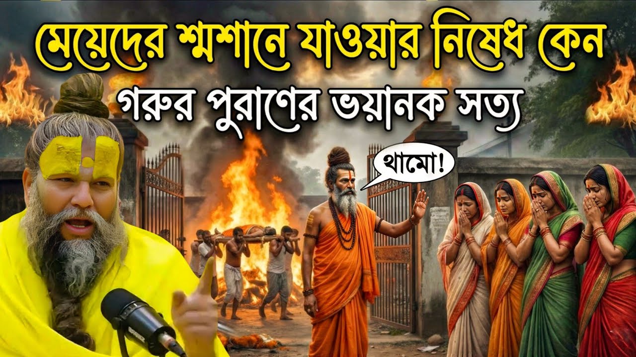 ​মেয়েরা কেন শ্মশানে যেতে পারে না? যমরাজ যা বললেন শুনলে ভয়ে কাঁটা দেবে! 😱 | Premanand Ji Maharaj