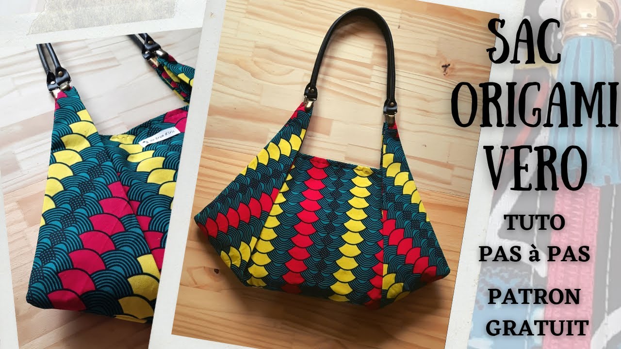 TUTO et PATRON GRATUIT - Sac Origami Fête des mères - Un Brun d'Iris