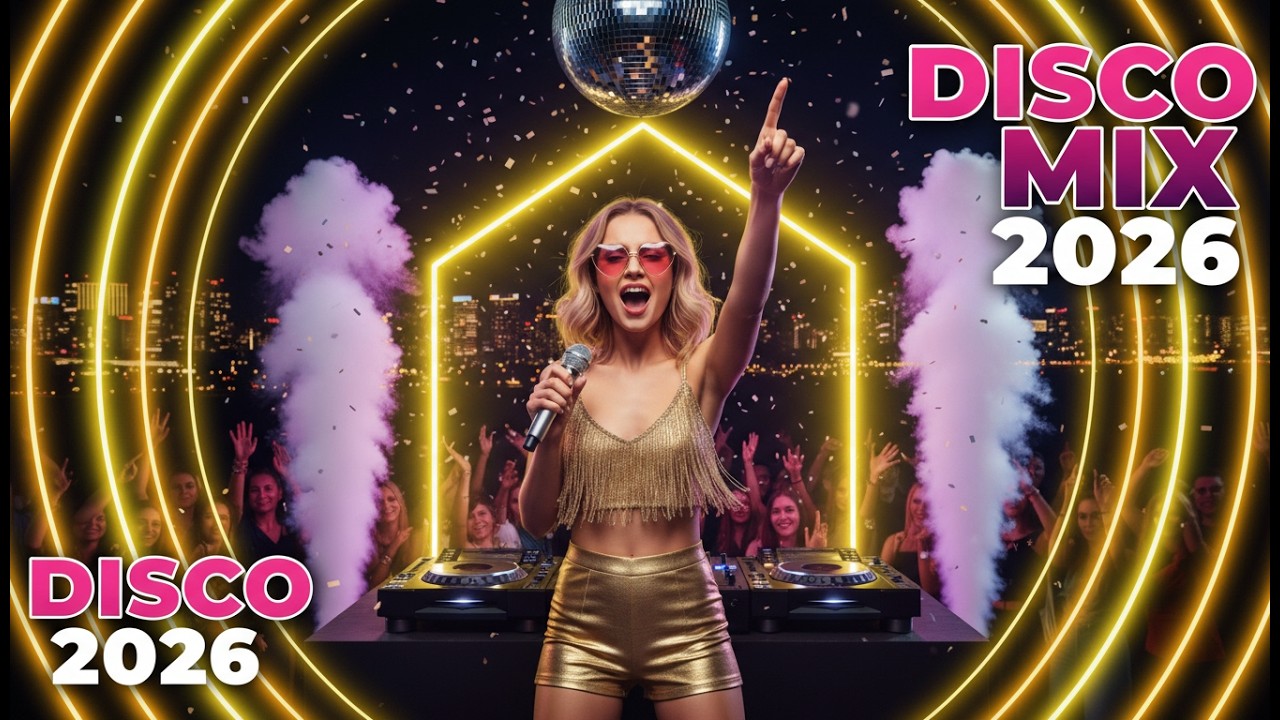 Italo Disco Remix 2026 ✨🎧🕺 Ultimate Euro Dance✨🎧🕺(Golden Neon Nights)🎧