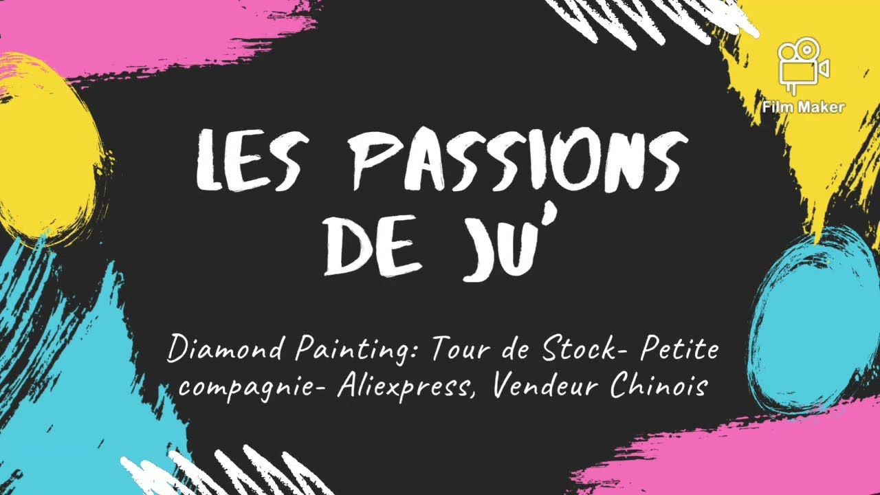 Diamond Painting: Tour de stock-Petite compagnie-Aliexpress + Vendeur chinois #dp #diamondpainting