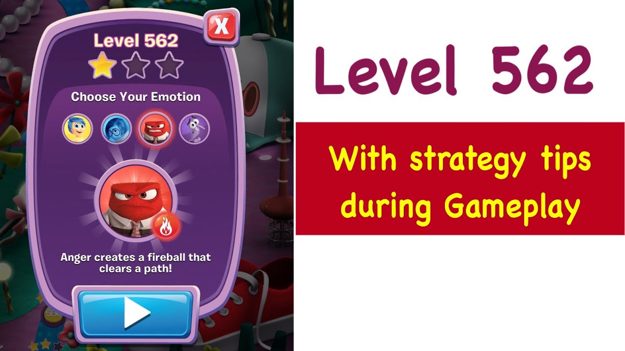 Inside Out Thought Bubbles Level 562 Tips and Strategy Gameplay Walkthrough No Boosters