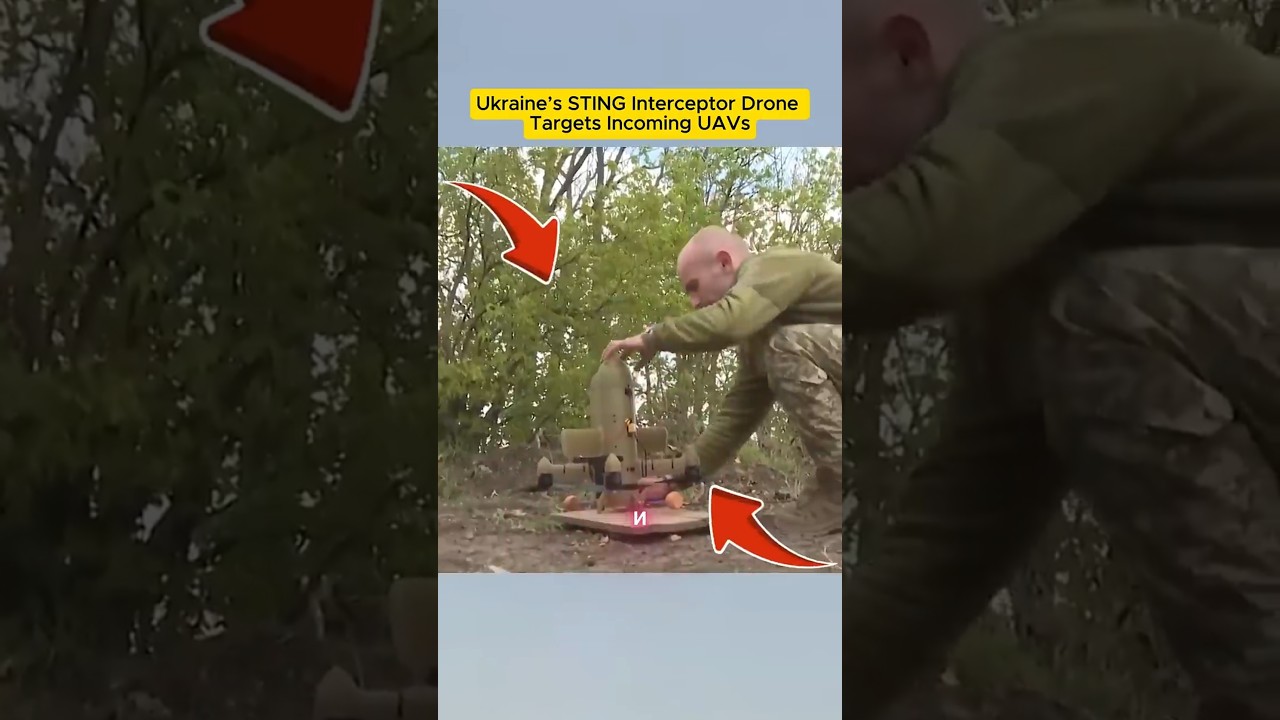 Ukraine&rsquo;s STING Interceptor Drone Targets Incoming UAVs #BreakingNews #Ukraine #STING #DroneWarfare