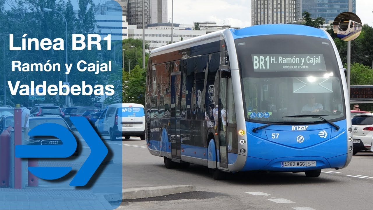 La primera línea BRT de Madrid | BR1 (Hospital Ramón y Cajal - Valdebebas)