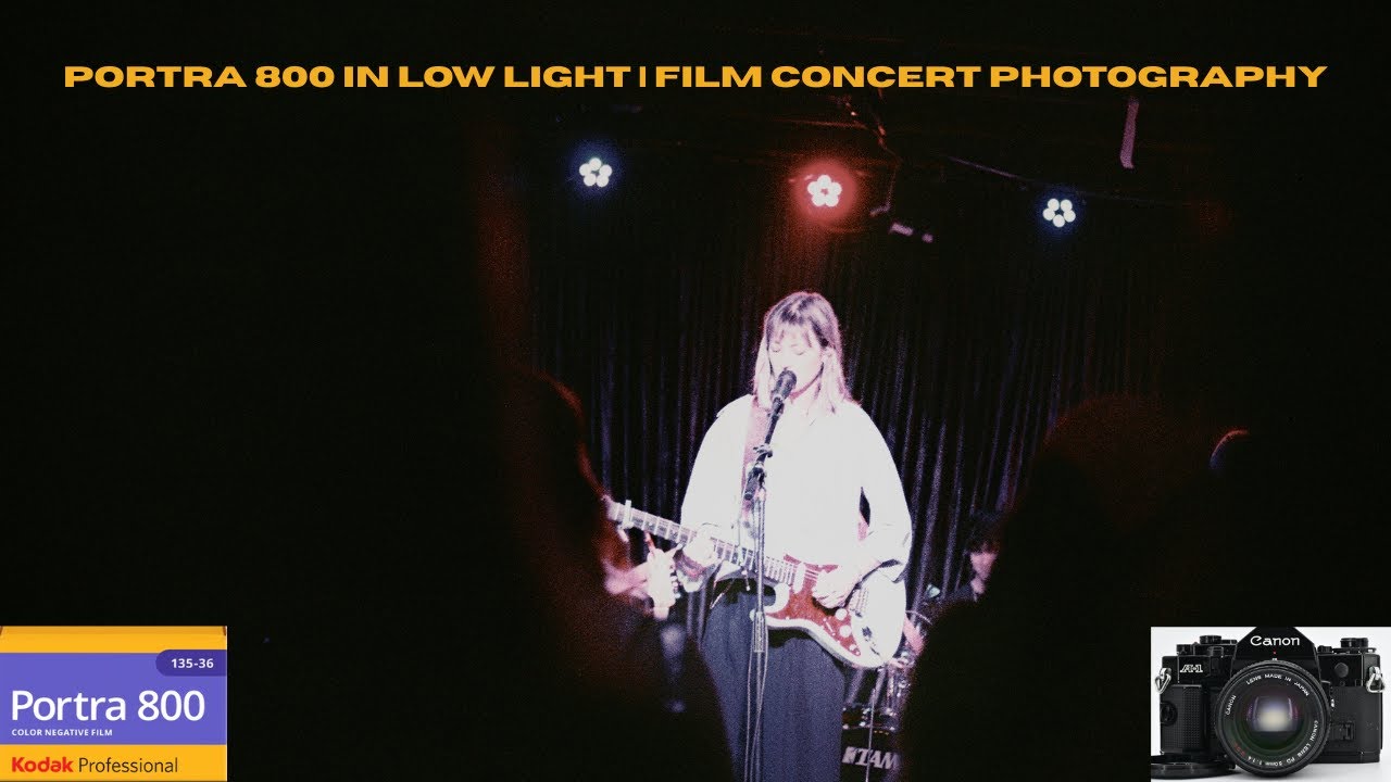 Portra 800 in Low Light | Film Concert Photography