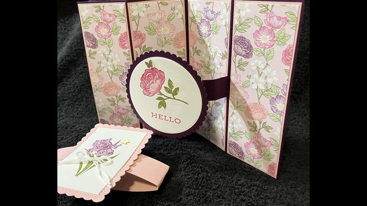 No. 104 – Wonderful World Pop Out Gate Fold Card – Wonderful Stamps and DSP