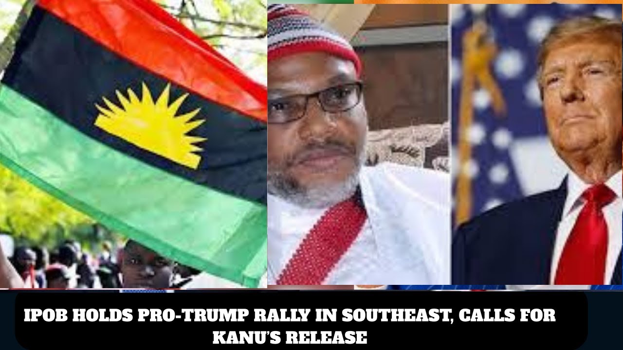IPOB HOLDS PRO-TRUMP RALLY IN SOUTHEAST, CALLS FOR KANU’S RELEASE