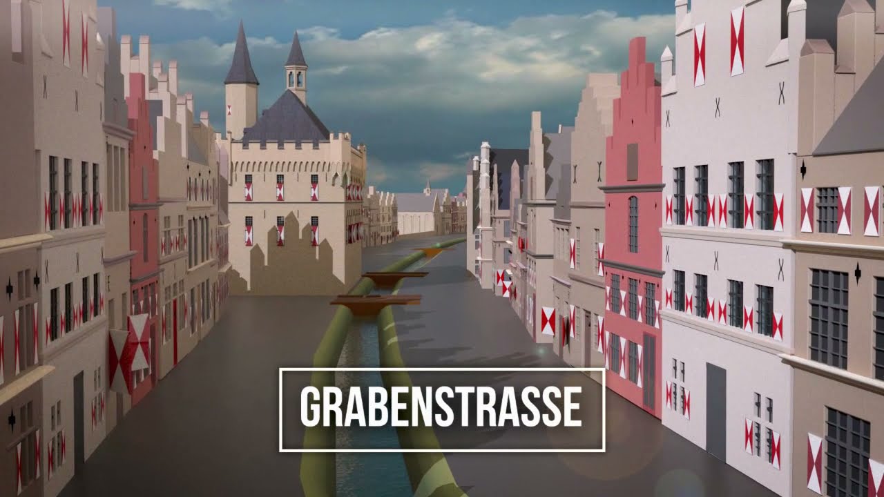 Die Stadt Kalkar um 1575
