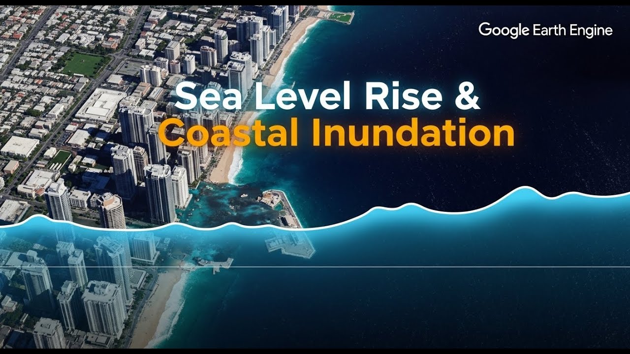 🌊 Sea Level Rise & Coastal Inundation Mapping in Google Earth Engine