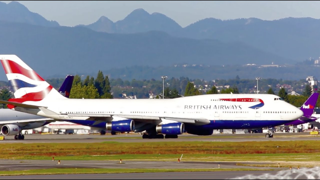 YVR Flashback Summer 2014 - Three 747s and an A340