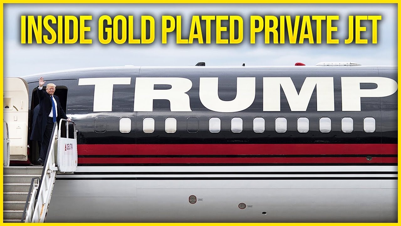 Inside Trump Force One - $100 Million Gold Plated Private Jet of Donald Trump