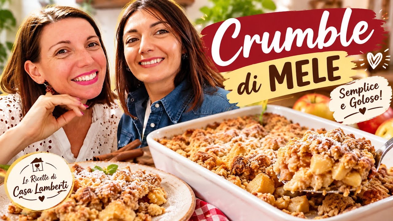 Crumble di Mele | Ricetta Facile per un Dolce Rustico e Goloso 🍏🍎 🍂