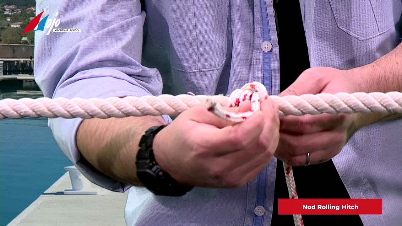 Noduri marinaresti - Nod foarfeca (Clove hitch) & Nod constrictor (Constrictor knot)