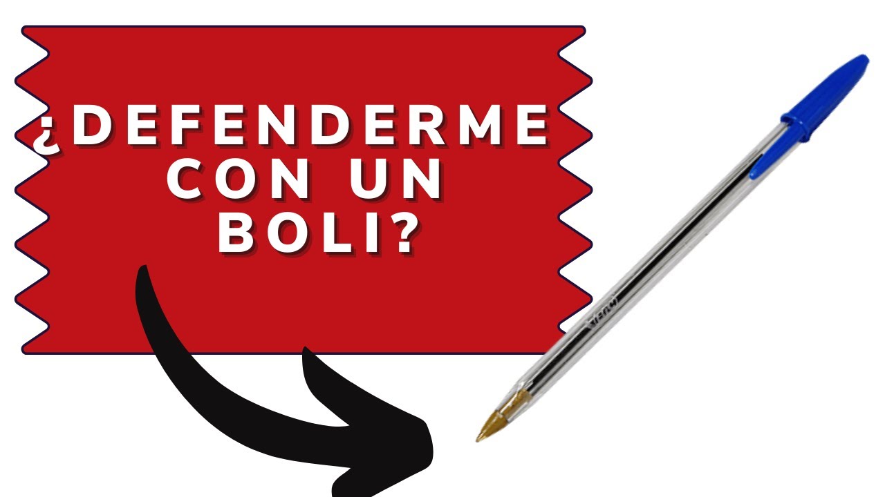 Defiéndete con un bolígrafo 🖊