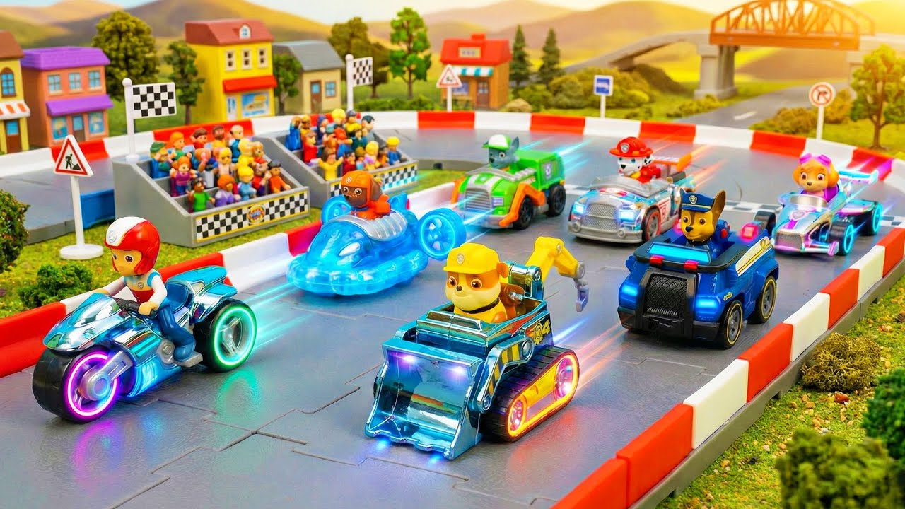 PAW Patrol Ready Race Rescue! Kitten Catastrophe Race Car Unboxing - PAW Patrol | Toys Pretend Play