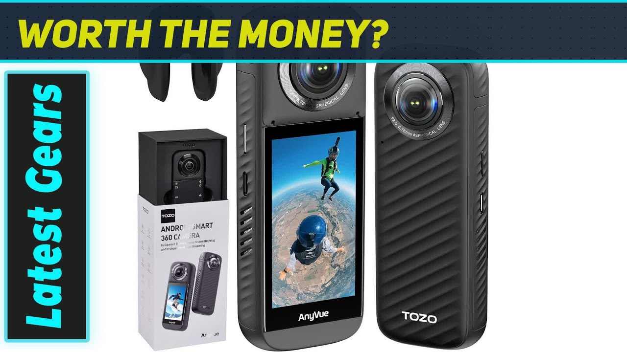 TOZO AnyVue: Best 360 Action Camera? First Look & Test!