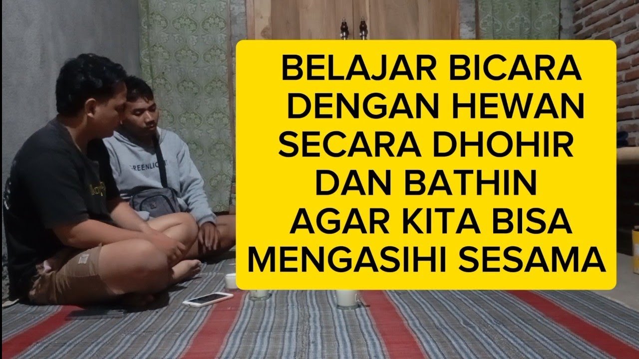 BELAJAR BERBICARA DENGAN HEWAN, Simak video selengkapnya