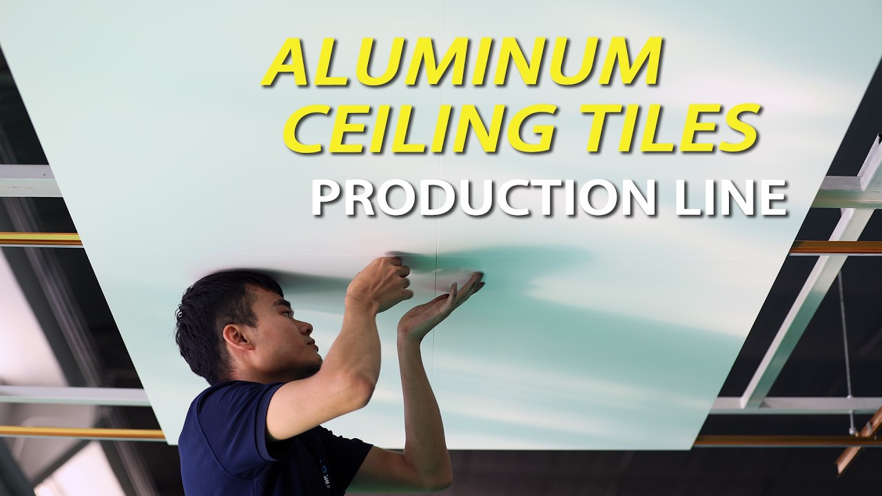 Honeycomb Ceiling Tile Sandwich Panel Production Line Cielorrasos | forro de gesso | Decke abh&auml;ngen