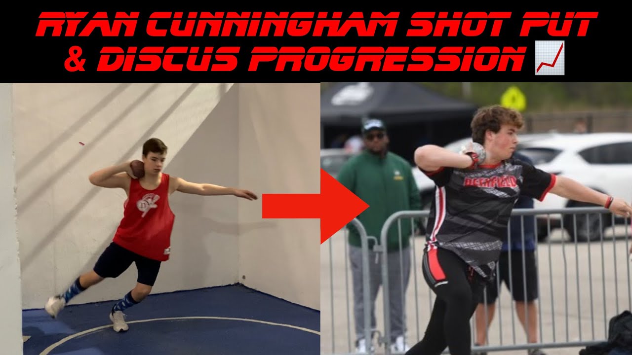 Ryan Cunningham FULL High School Shot Put and Discus Progression 2022-2025