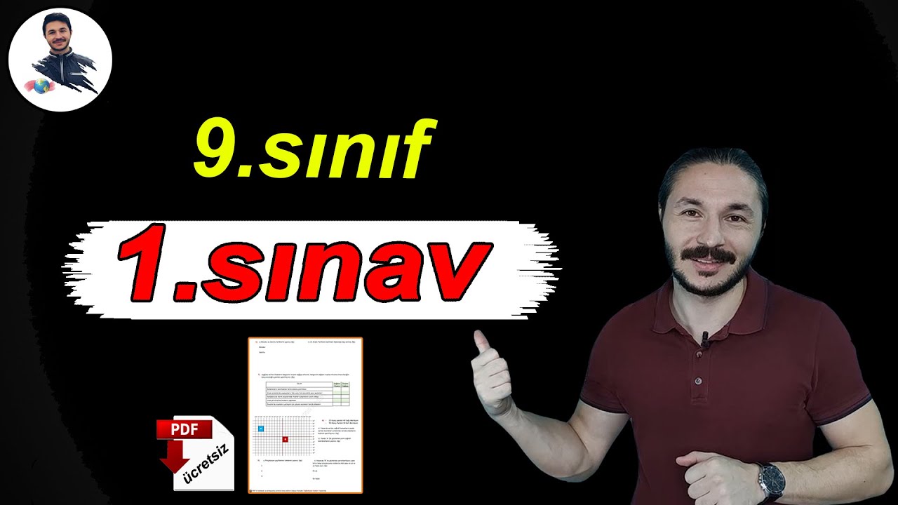9.Sınıf Coğrafya 1.Dönem 1.Yazılı Sınav Hazırlık 🌎 Coğrafya 9. Sınıf