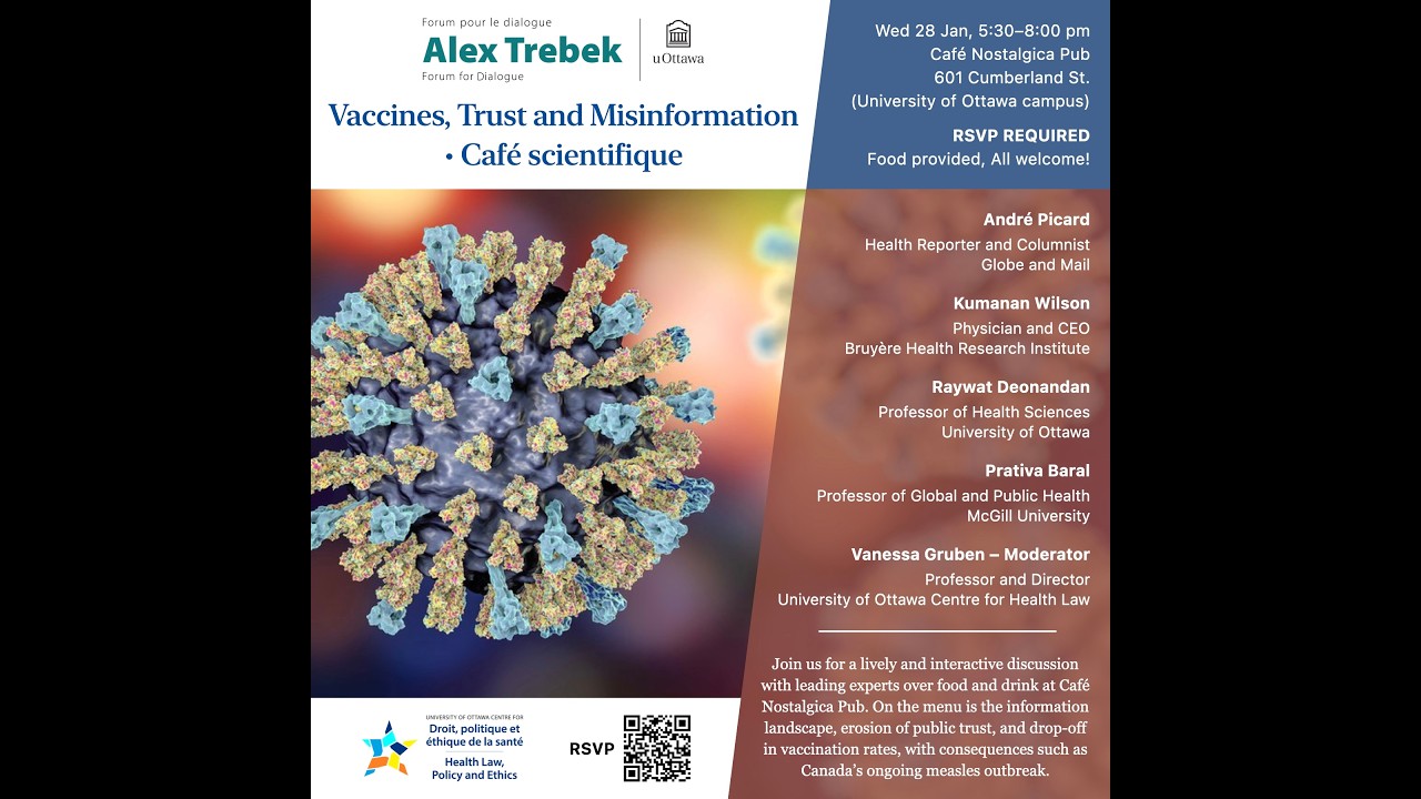 Vaccines, Trust and Misinformation – Café scientifique