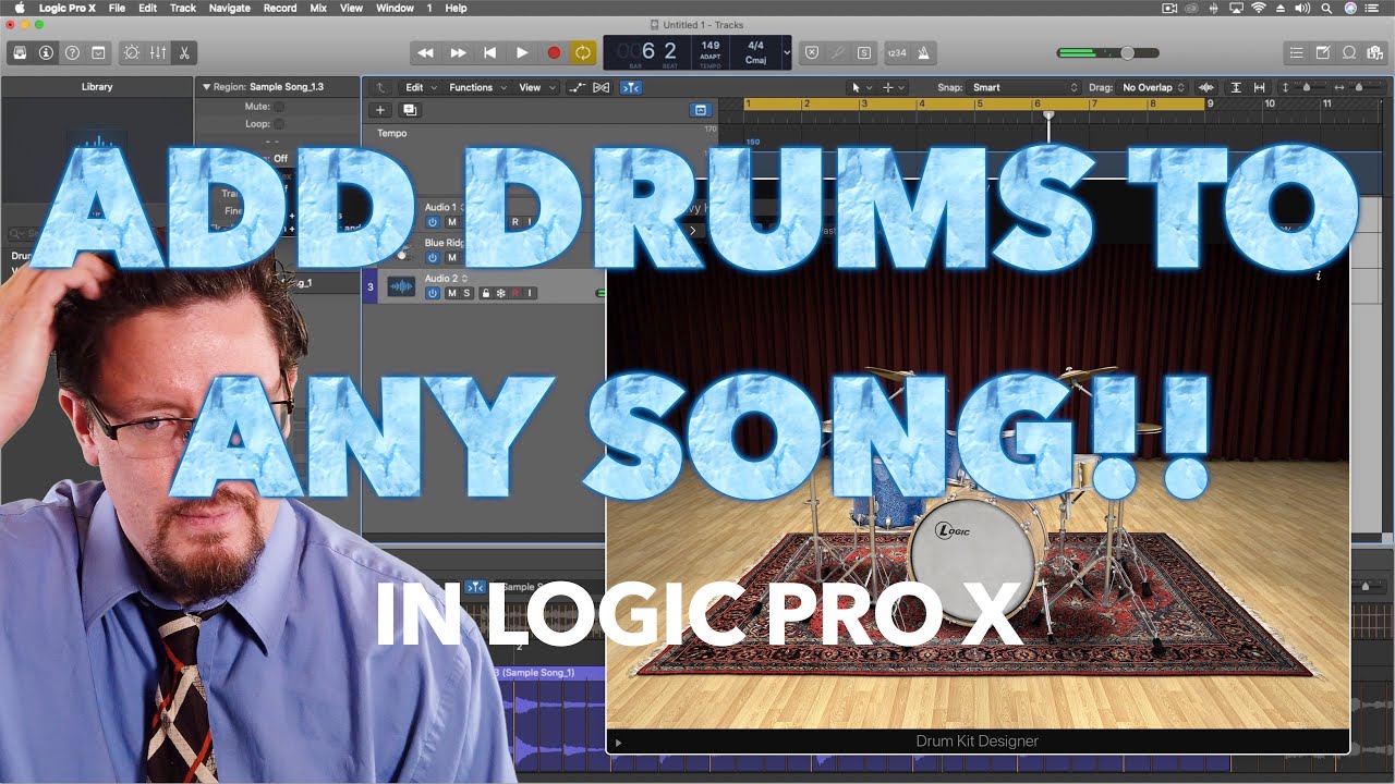 Add Drums to ANY Song! | Logic Pro X Tempo Part II