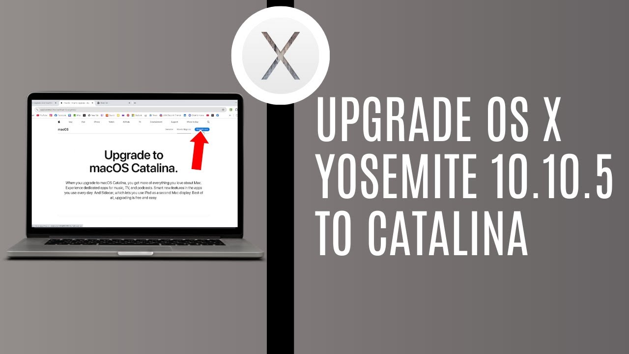 How To Upgrade OS x Yosemite 10.10.5 To Catalina (2025)