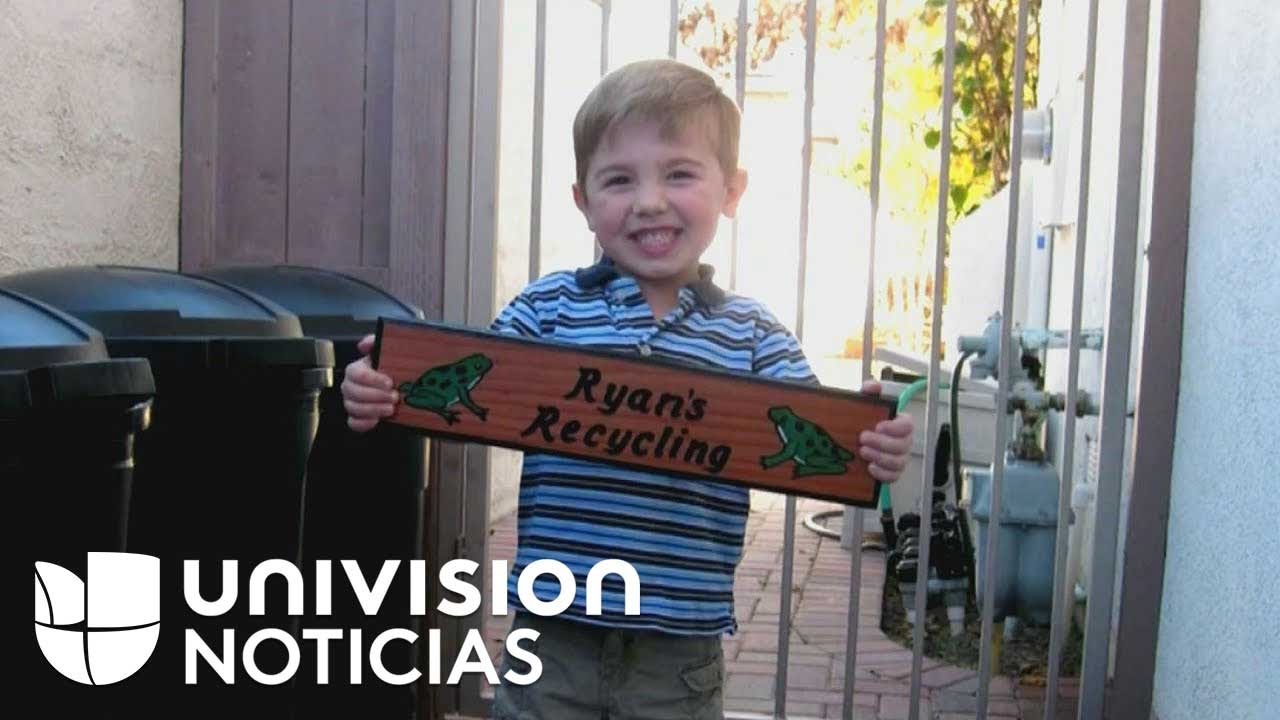 La historia de Ryan Hickman, el pequeño que hace dinero reciclando en California