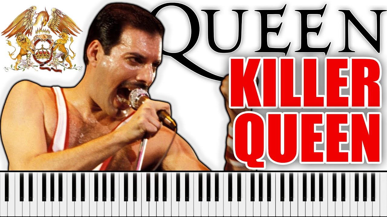QUEEN - Killer Queen | PIANO COVER (Freddie Mercury's vocals)