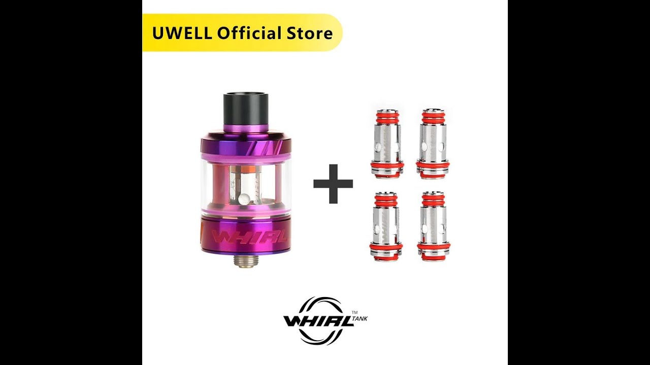 UWELL Whirl Tank Vape Tank 3 5ml & 4 Pcs Whirl Tank