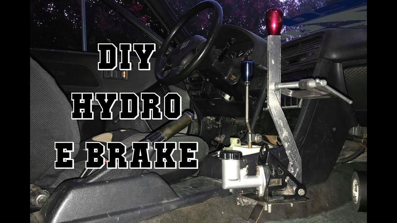 DIY Hydro E brake installed | H22 CRX
