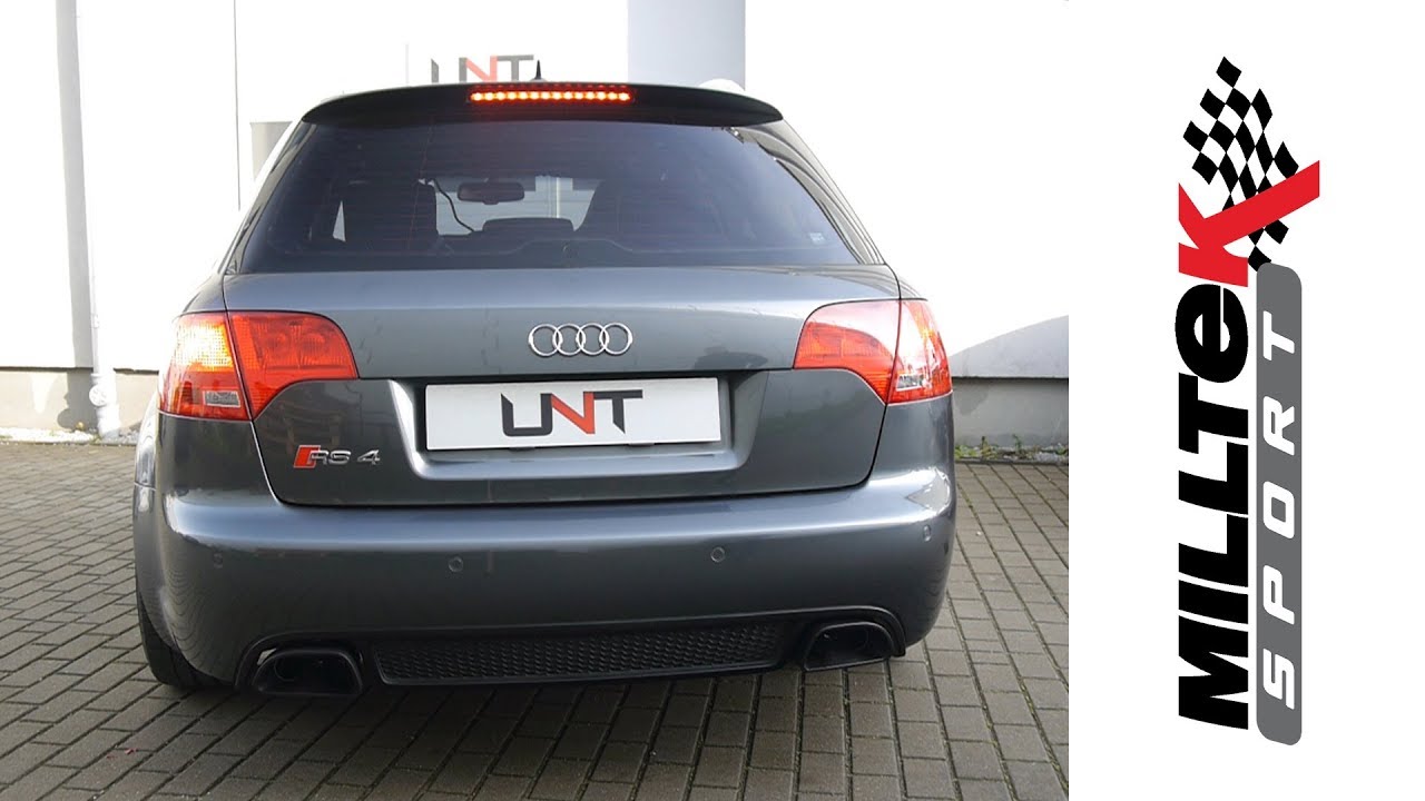 Audi RS4 B7 | Wydech Capristo Cat-back + Milltek Sport De-cat | Wydechowe.pl