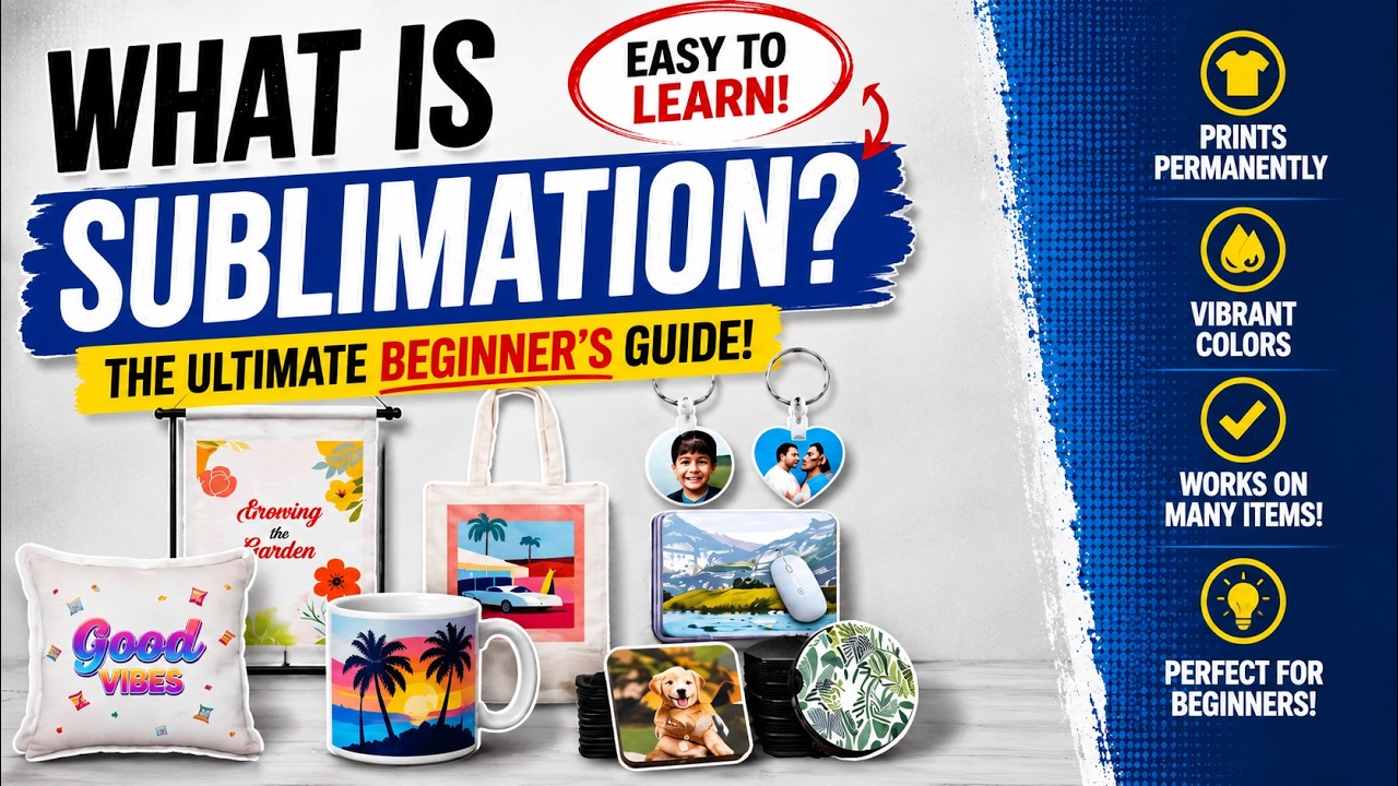 Sublimation Printing Explained  - How To Get Started [Beginners Guide]