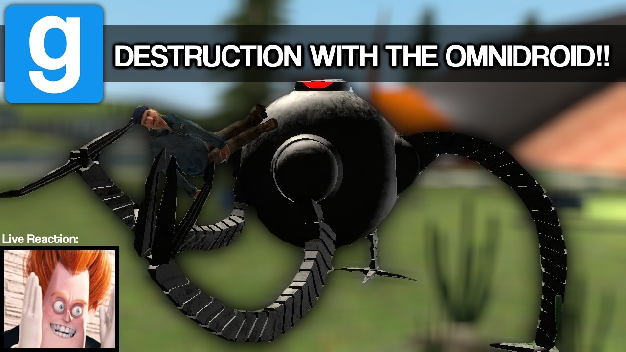Омнидроид, но это NEXTBOT!!! (Содержит разрушение объектов) | Геймплей Garry's Mod