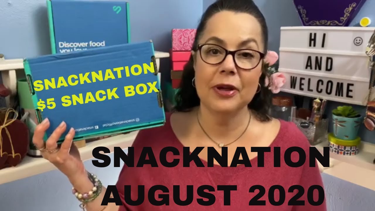 🥨SnackNation Dollar Snack Club 🍪AUGUST 2020