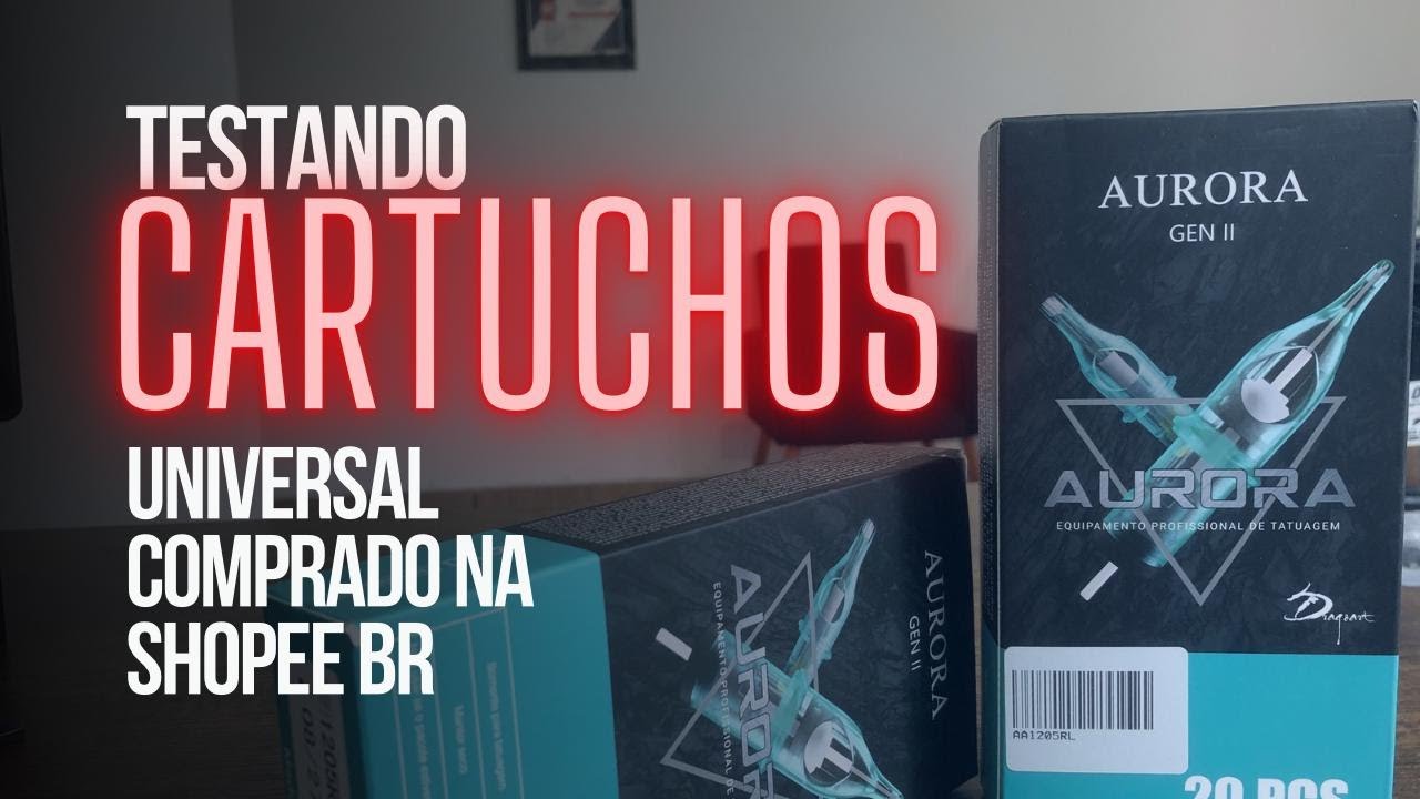 CARTUCHOS COMPRADOS NA SHOPEE BR.