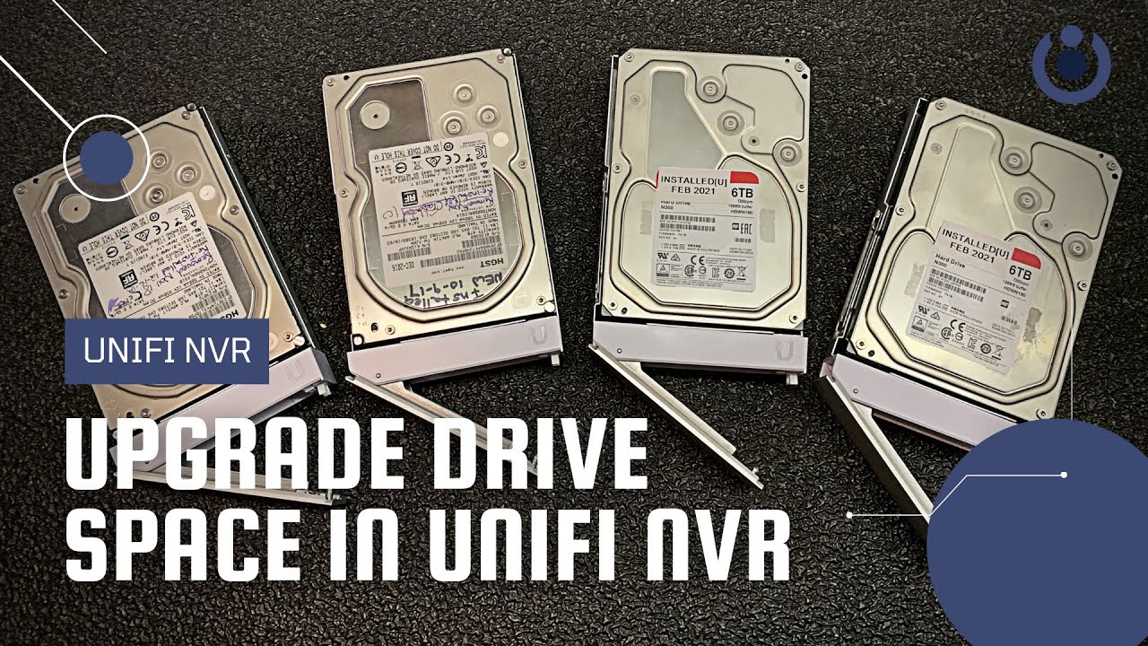 Unifi NVR Drive Upgrade/Drive Fail Procedure