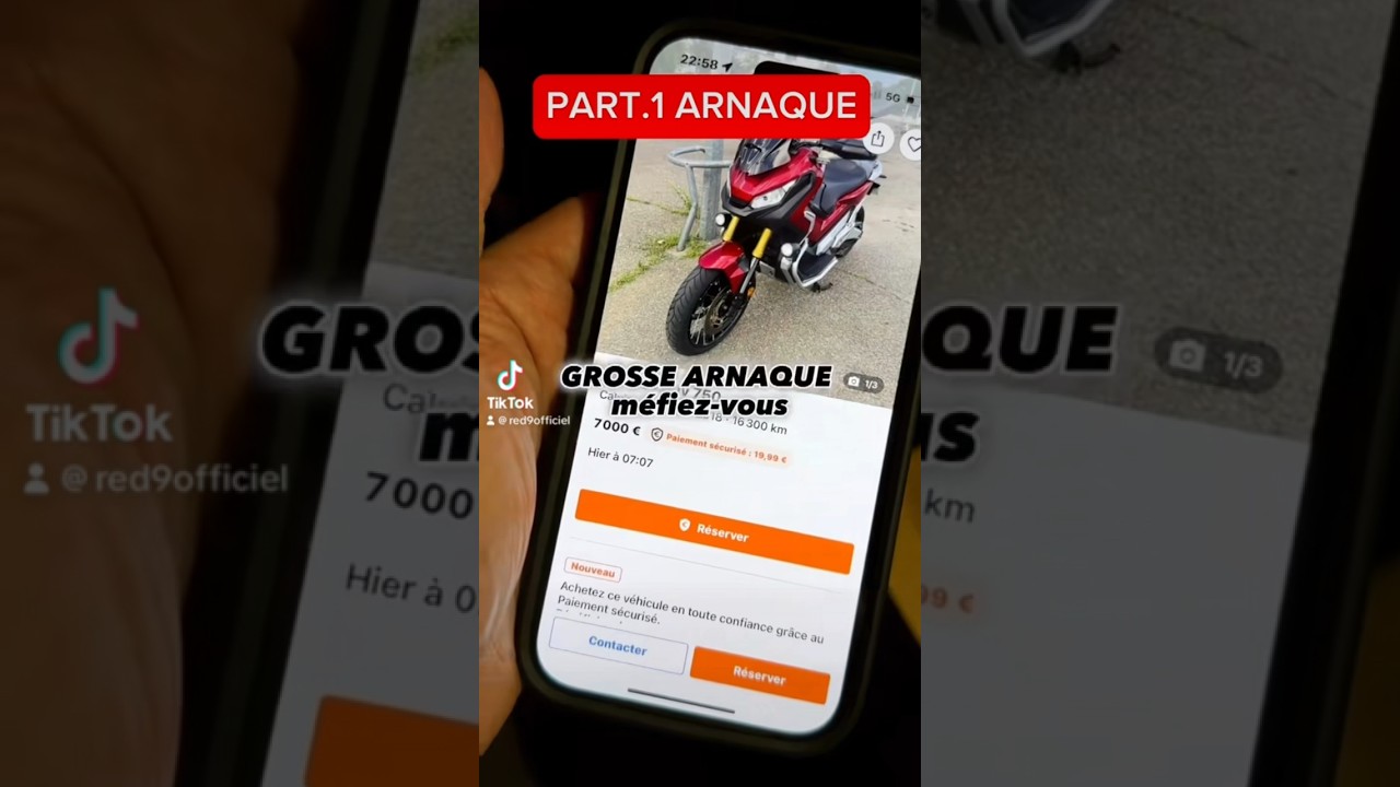 ARNAQUE X-ADV LEBONCOIN KILOMETRAGE ⚠️⚠️ -20% CAR VERTICAL CODE RED9 #tmax530 #xadv #leboncoin