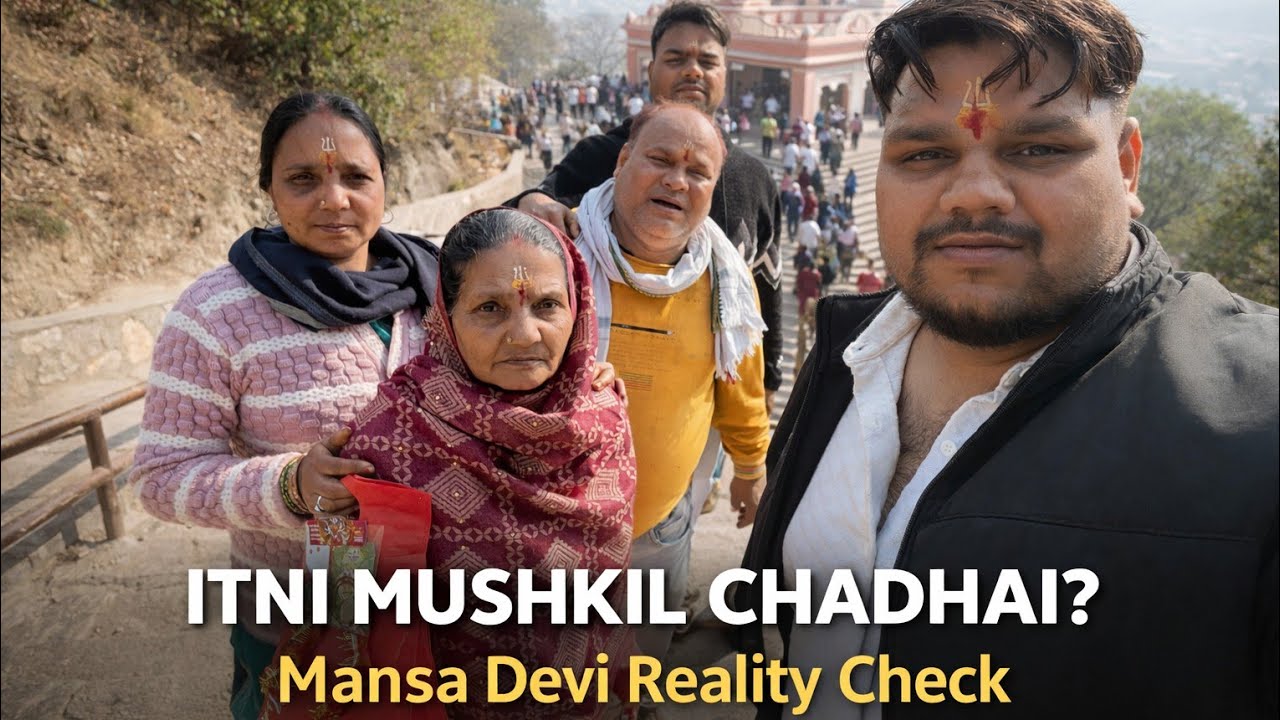 ITNI MUSHKIL CHADHAI😥 MANSA DEVI KI REALITY CHECK ✅