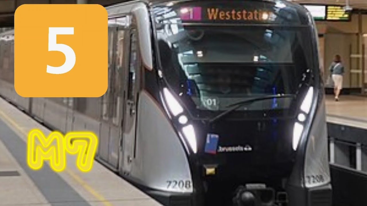 Métro Bruxelles Ligne 5 : Trajet complet en M7 entre Erasme et Herrman-Debroux