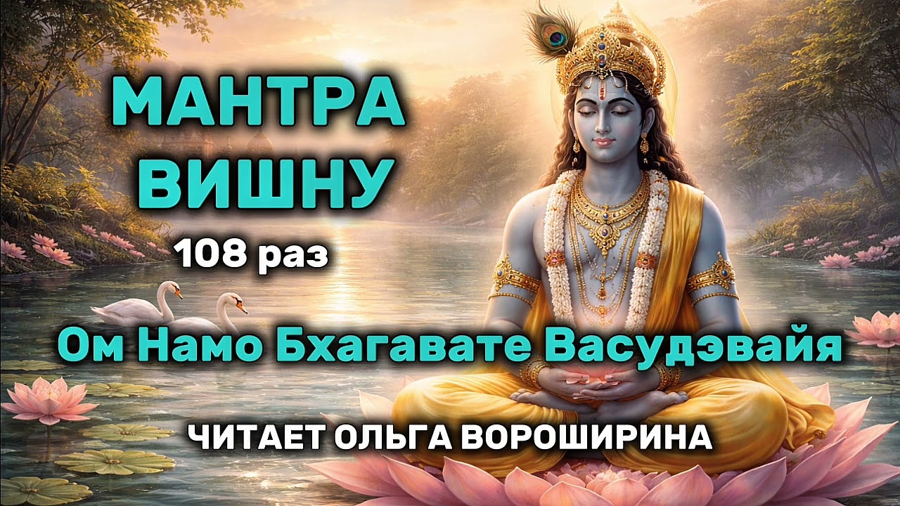 Мантра Вишну_Ом Намо Бхагавате Васудэвайя_108 раз