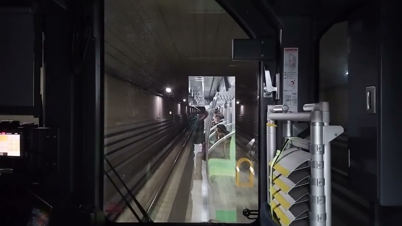 【前面展望】2025年1月11日 大阪メトロ中央線大阪港〜コスモスクエア