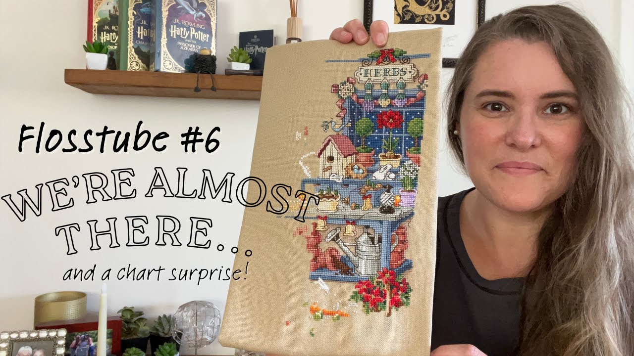 Flosstube #6: We're Almost There...with a surprise thrown in ;) And finally, some books!