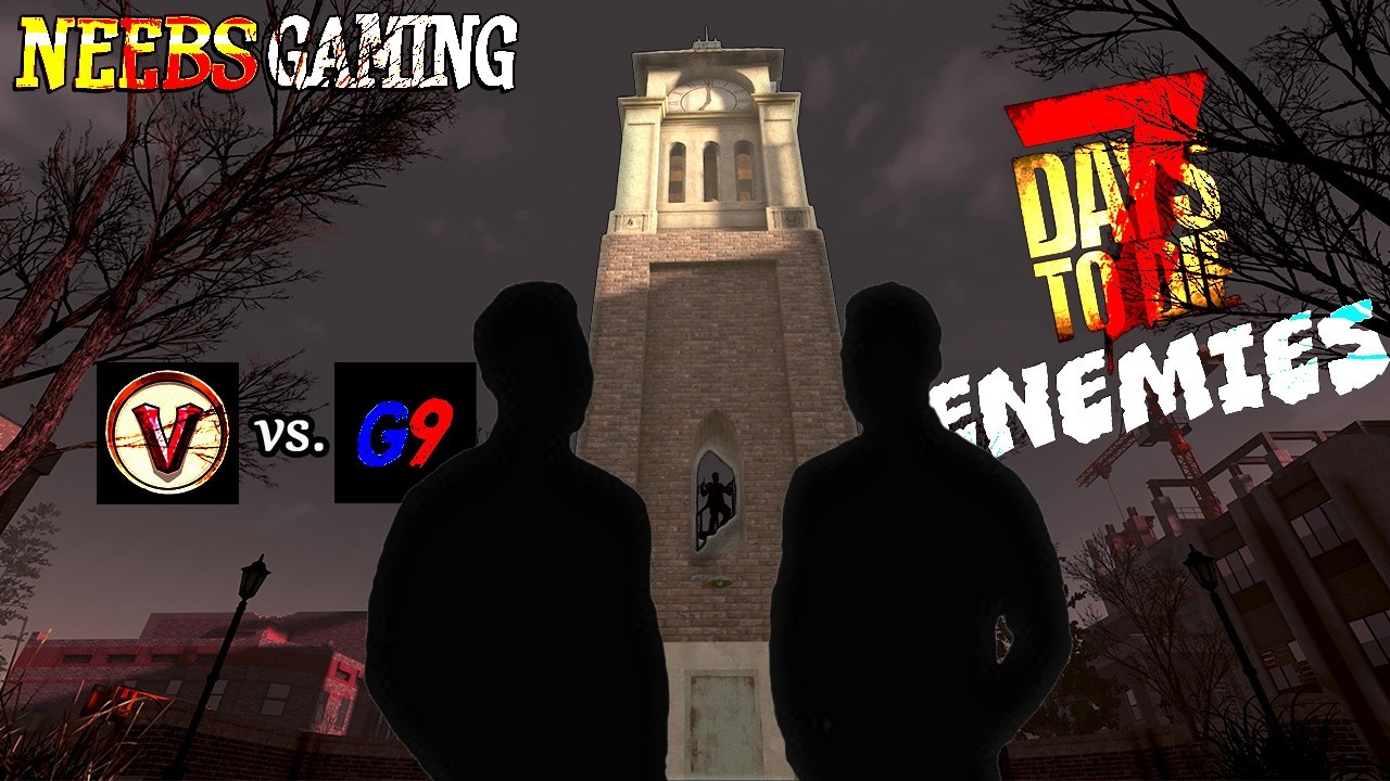 First Contact - Glock9 vs. Vertiigo - 7D2D Competitive (Enemies Day 4)