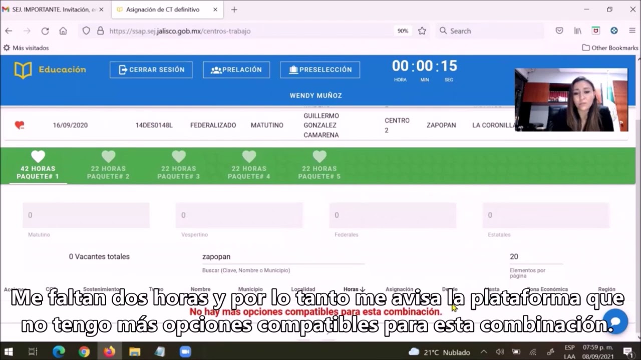 Video tutorial plataforma asignación 2021 - 2022. Horas Adicionales.