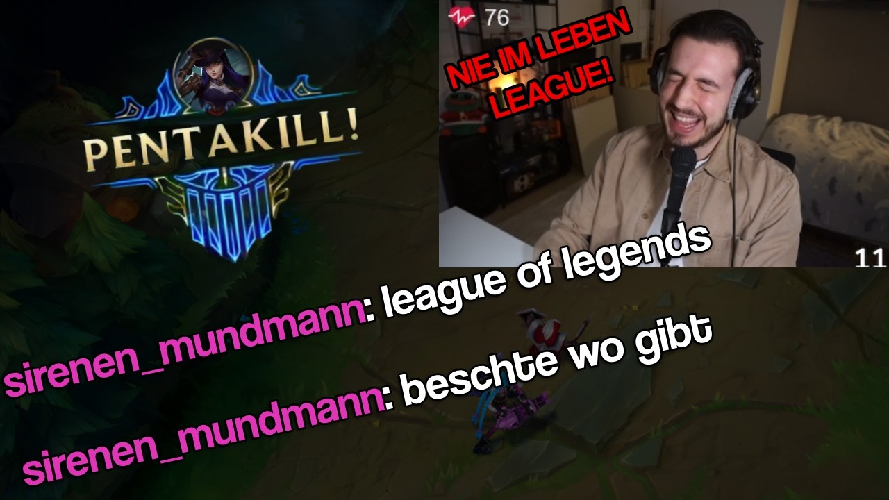 Ich habe mit Leauge of Legends Angefangen...