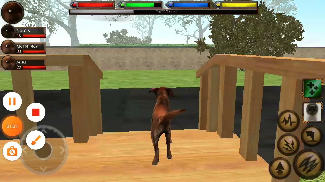 Ultimate dog simulator explorando la granja como un labrador anthony y sus amigos